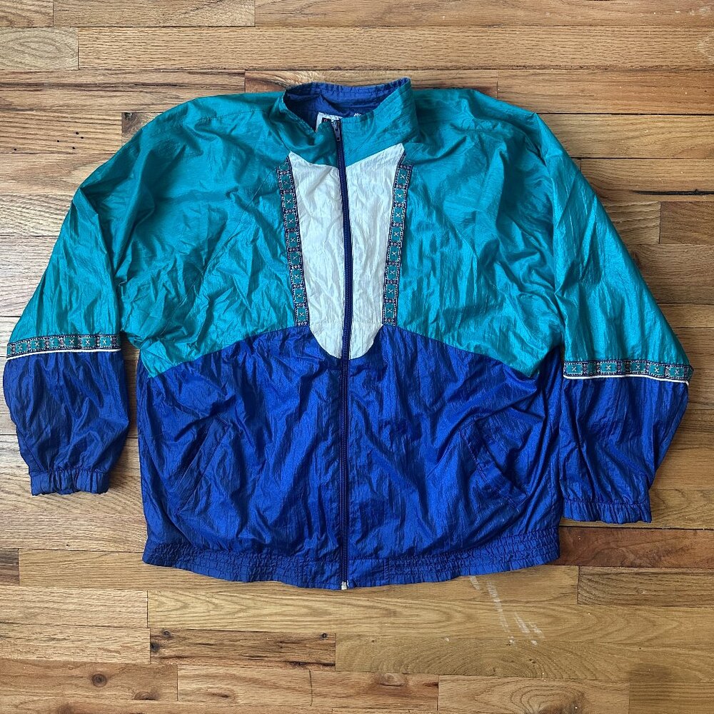 Vintage 1980s Bold Spirit Windbreaker [XL]